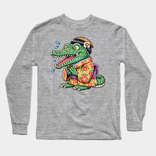 Anxiety crocodile Long Sleeve T-Shirt